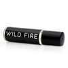 Bonfire scented perfume oil in a roll on vial with a black label and white text that says "wild fire"