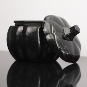 PRE-ORDER Black Glass Pumpkin (Autumn Forever)