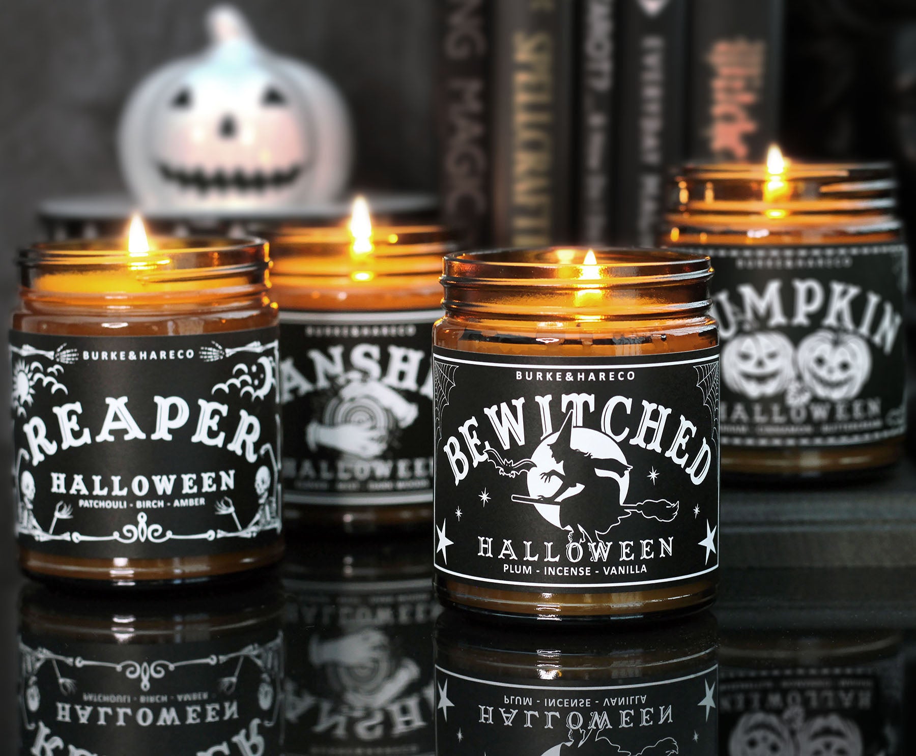 Halloween Scented Candles - BHCO Halloween Collection – Burke & Hare Co