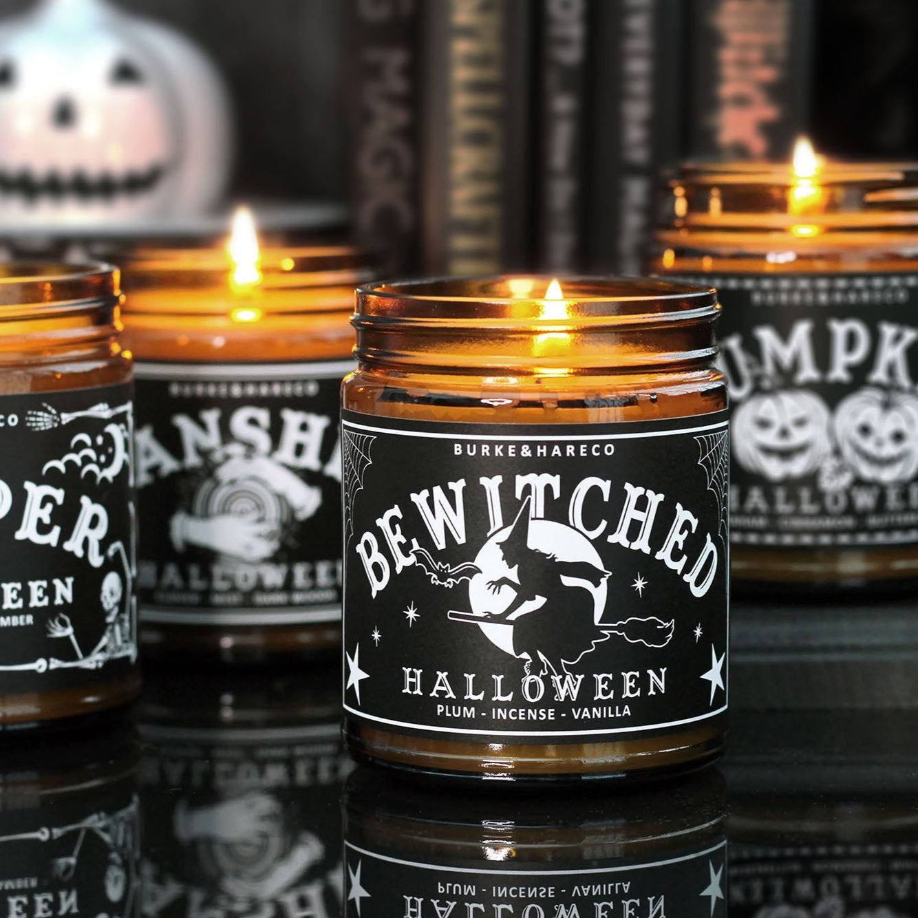 Halloween Scented Candles - BHCO Halloween Collection – Burke & Hare Co