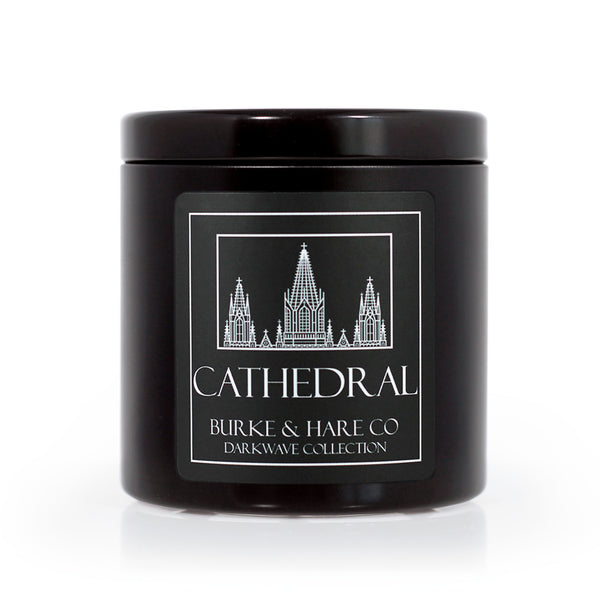 Cathedral Incense Scented Candle (Goth Candles) Burke & Hare Co