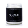 astrology candle from the black label collection. Zodiac candle patchouli scented