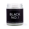 Black No 1 scented candle inspired by Type O Negative. Goth Candle with Black Label.