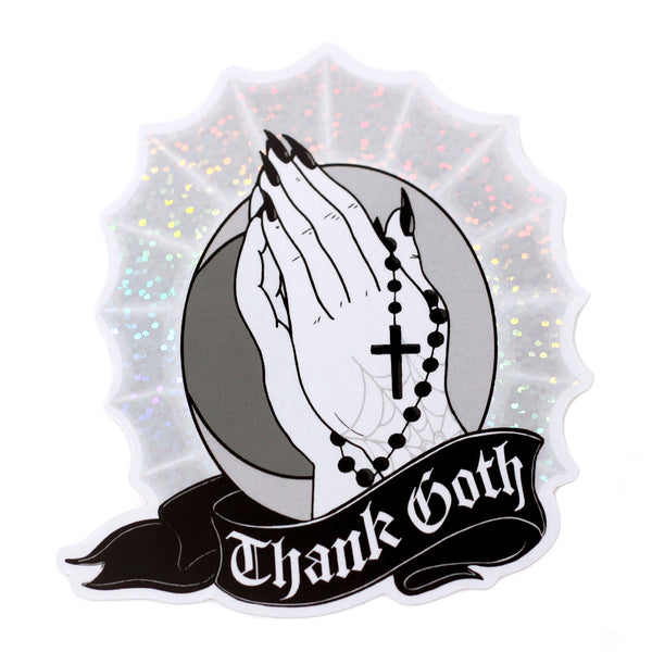 Thank Goth Sticker